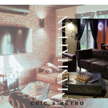 Le Manhattan Authentique Maison Climatisee 78 M2 Brasles Luaran gambar