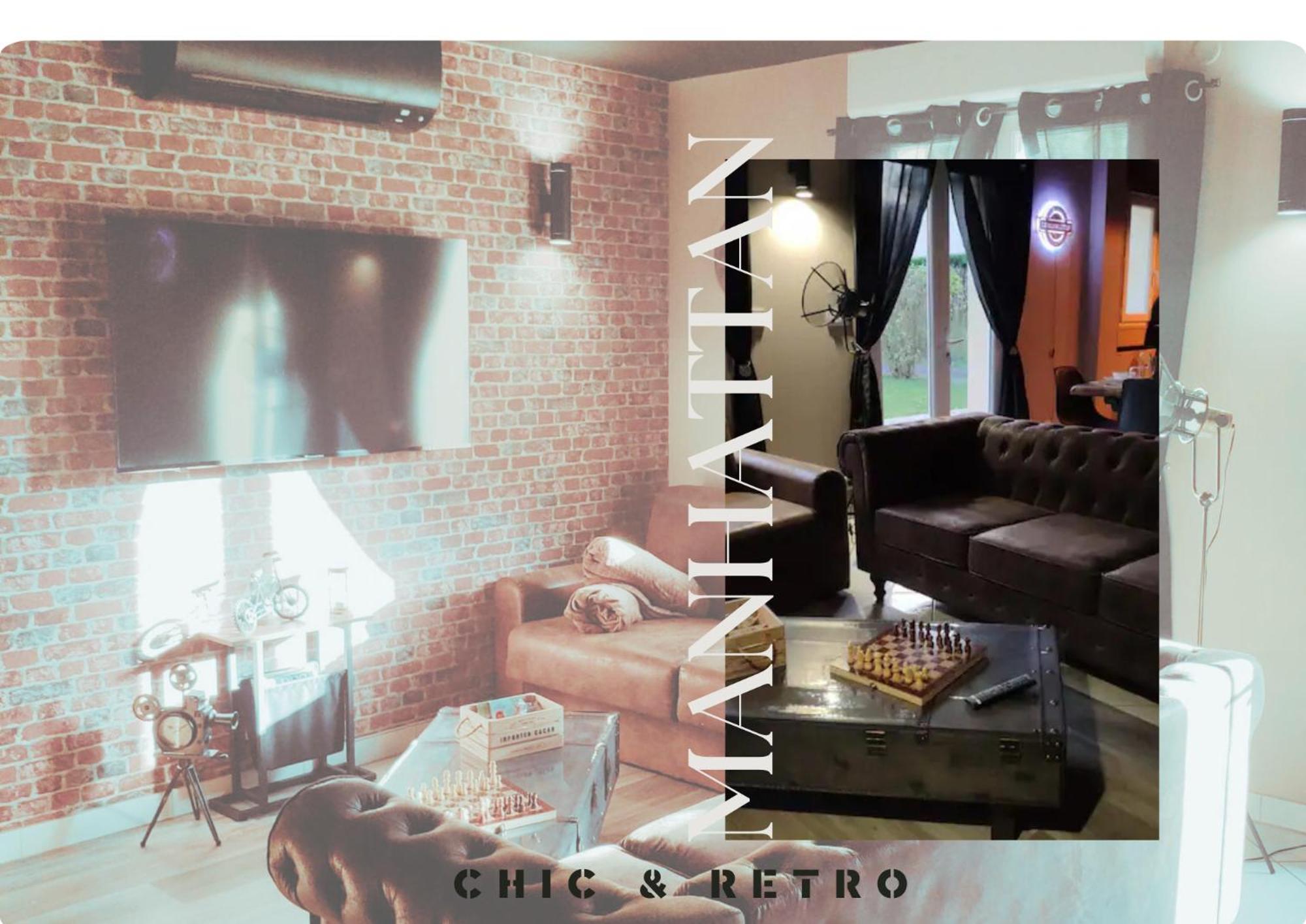 Le Manhattan Authentique Maison Climatisee 78 M2 Brasles Luaran gambar